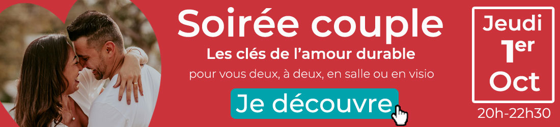 Soirée du 01.10.2025 Les Clés de l'Amour Durable